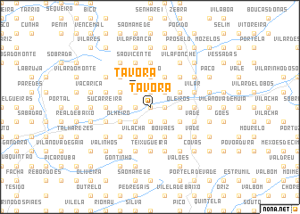 map of Távora