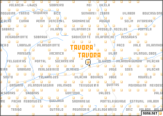 map of Távora