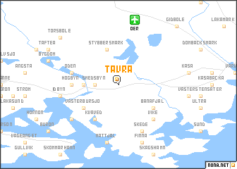 map of Tävra