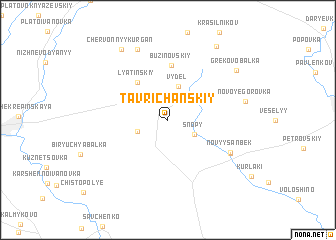 map of Tavrichanskiy