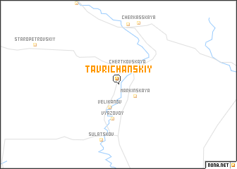 map of Tavrichanskiy