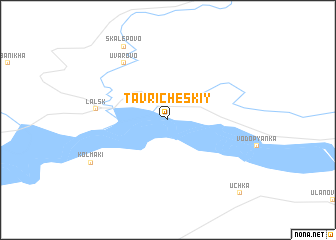 map of Tavricheskiy