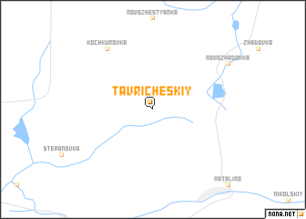 map of Tavricheskiy