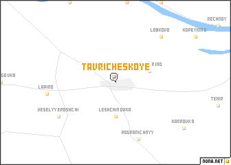 map of Tavricheskoye