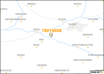 map of Tavyshka