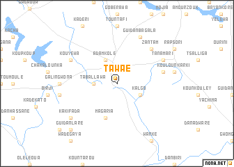 map of Tawaé