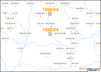 map of Tawaina