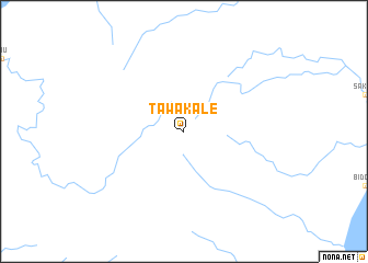 map of Tawakale