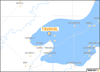 map of Tawakal