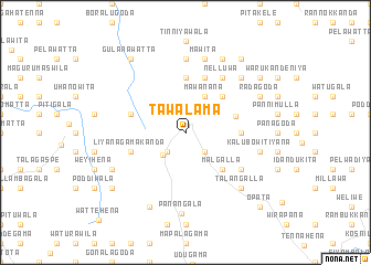 map of Tawalama