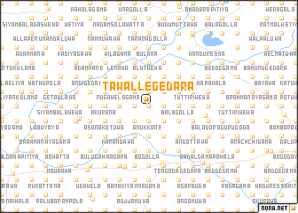 map of Tawallegedara