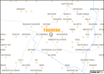 map of Tawʼamah