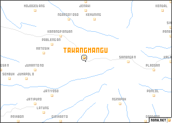 map of Tawangmangu