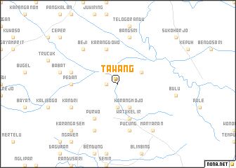 map of Tawang