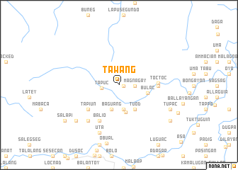 map of Tawang