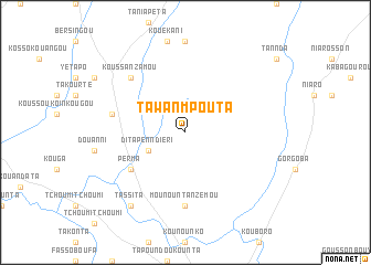map of Tawanmpouta