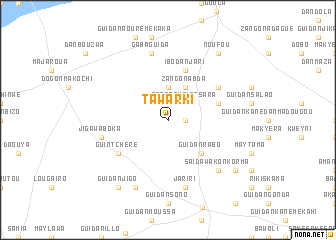 map of Tawarki