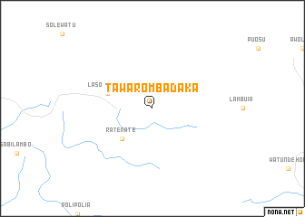 map of Tawarombadaka