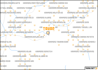 map of Tawar