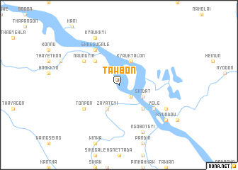 map of Tawbôn