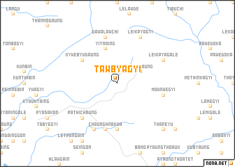 map of Tawbyagyi