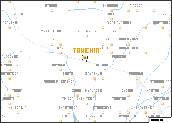 map of Tawchin