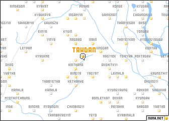 map of Tawdan