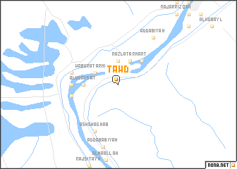 map of Ţawd