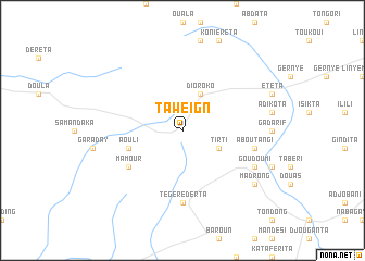 map of Tawéign