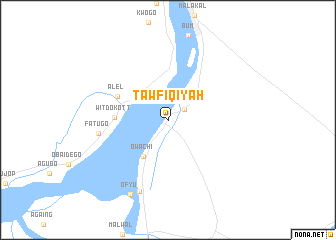 map of Tawfīqīyah