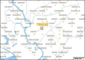 map of Tawgwe