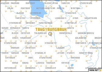 map of Tawgyaungbauk