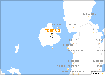 map of Tawgya