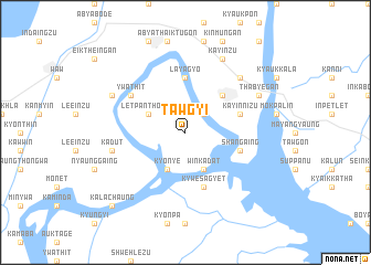 map of Tawgyi