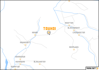 map of Tawhai