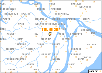 map of Tawhkamē