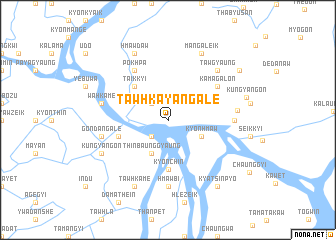 map of Tawhkayangale