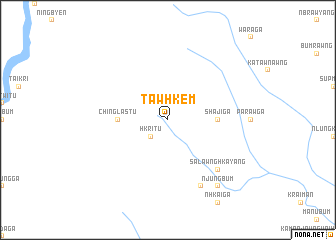 map of Tawhkem