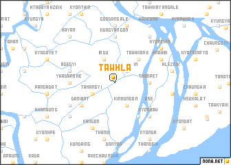 map of Tawhla