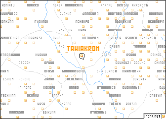 map of Tawiakrom