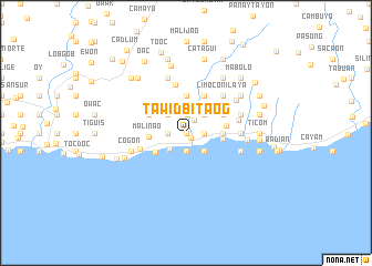 map of Tawid Bitaog