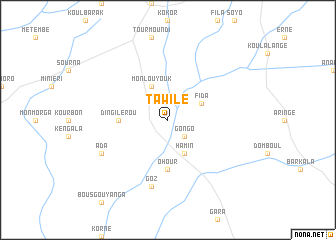 map of Tawilé