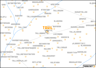 map of Ţawīl