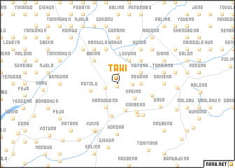 map of Tawi