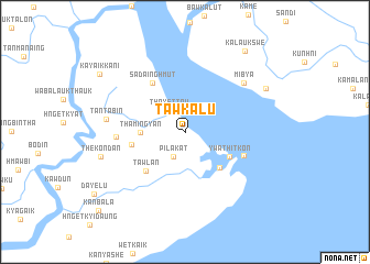 map of Tawkalu