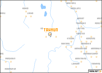 map of Taw Mun