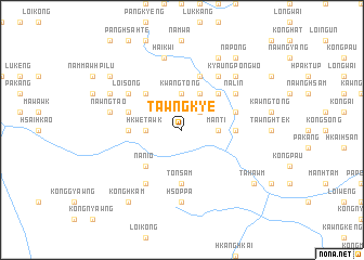 map of Tawngkye