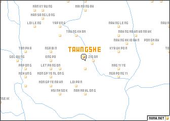 map of Tawngshe