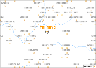 map of Tawng-yo