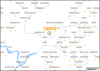 map of Taw-nio